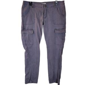 Dream Out Loud Selena Gomez Womens Size 11 Gray Solid Cargo Pants